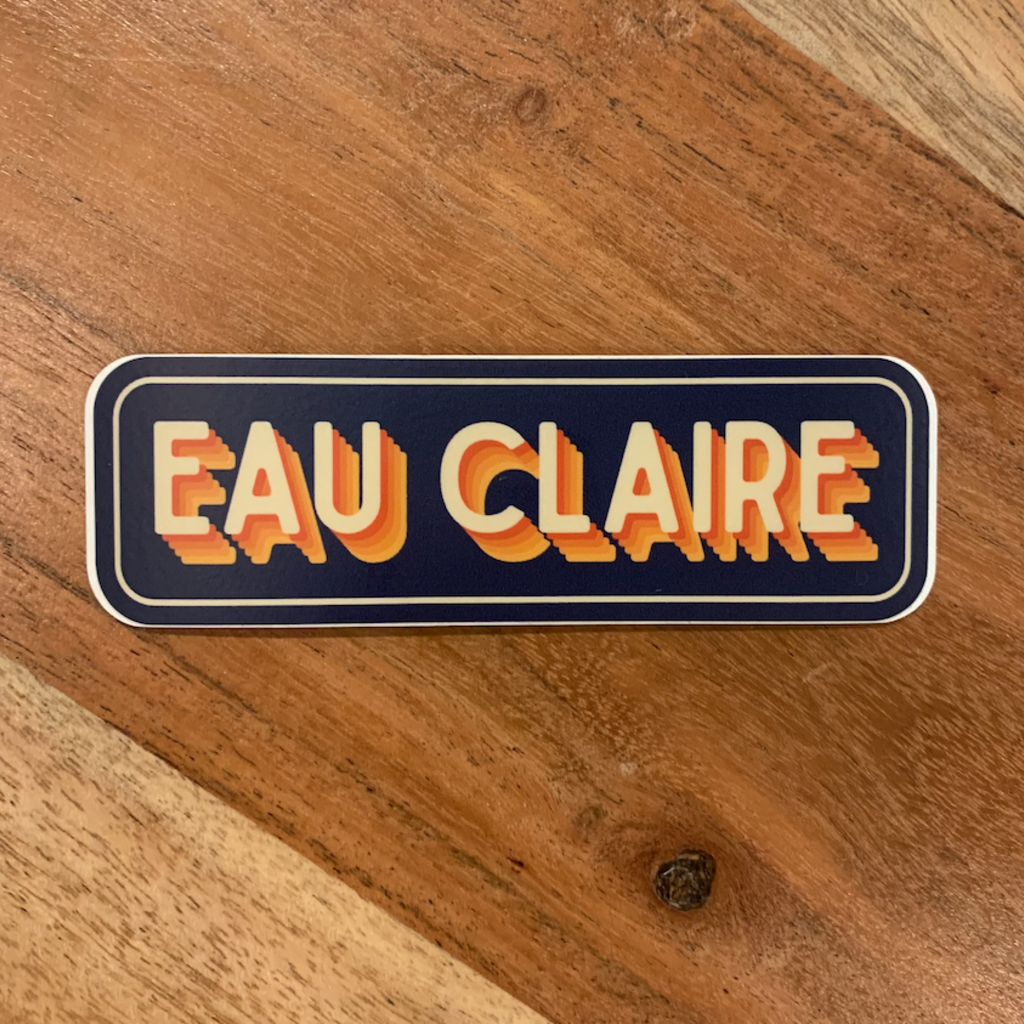 Stickers Northwest Sticker - Retro Eau Claire