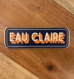 Sticker - Retro Eau Claire