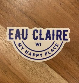 Stickers Northwest Sticker - Eau Claire WI My Happy Place