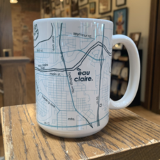 Volume One Eau Claire Map 15oz Ceramic Mug