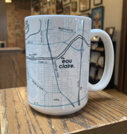 Volume One Eau Claire Map 15oz Ceramic Mug