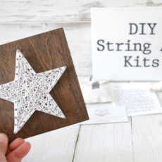 Strung on Nails DIY String Art Kit - Star