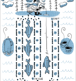 Cribbage Fisherman Print 11x14