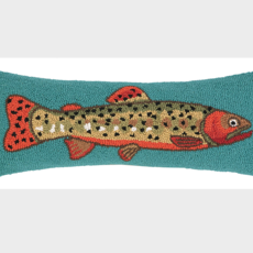 Volume One Hook Pillow - Trout