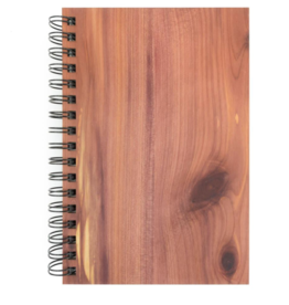 Woodchuck Wood Spiral Journal - Cedar