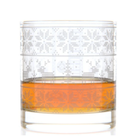 Volume One Rocks Glass - Reindeer Sweater