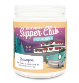 Angela Rose Studios Wisconsin Supper Club Candle: The Grasshopper