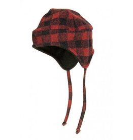 Flap Hat - Red Buffalo Plaid