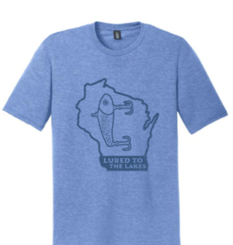 Volume One Wisconsin Fishing Tee - Lured to the Lakes