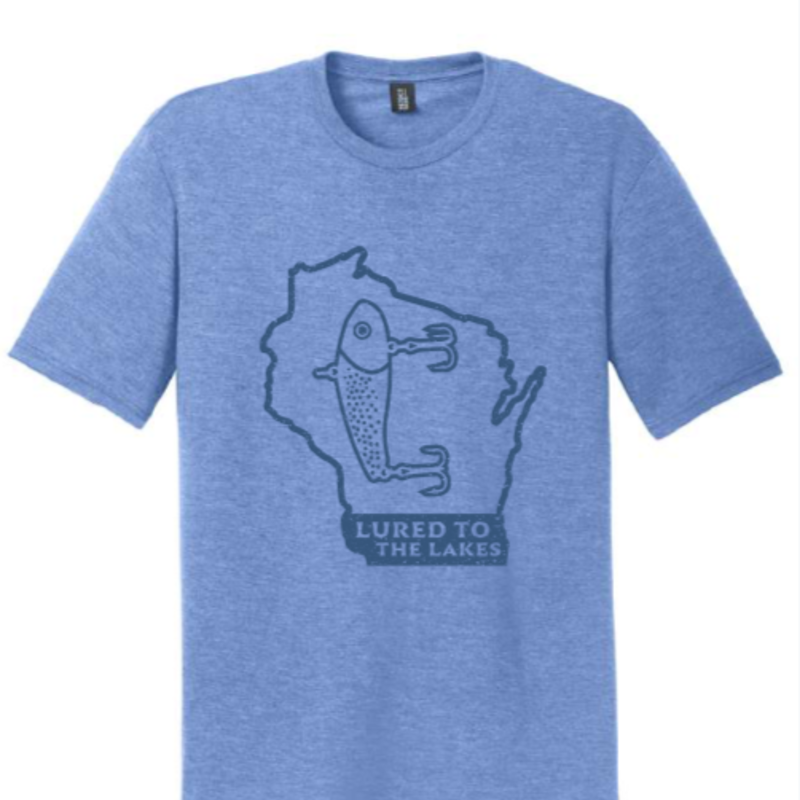 Volume One Wisconsin Fishing Tee - Lured to the Lakes