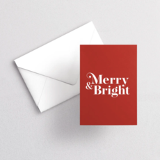 Greeting Card - Merry & Bright