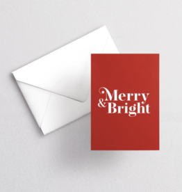 Greeting Card - Merry & Bright