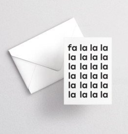 Greeting Card - Fa La La La