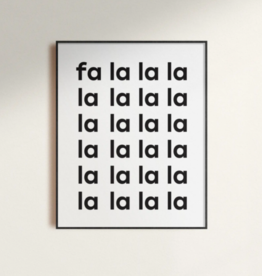 Ember Road Designs Fa La La La Print 8x10