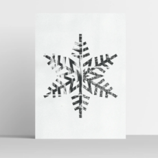 Snowflake Illustrations Print 8x10