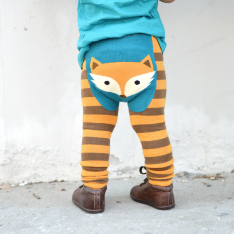 Volume One Kids Leggings - Woodland Fox