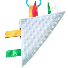 Baby Jack & Co. Wisconsin State Baby Crinkle Tag Square 8"x 8" Toy