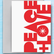 Peace + Love Holiday Card