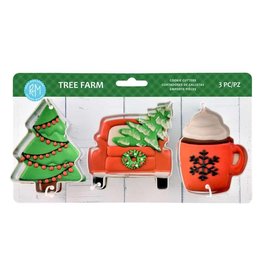 Volume One Tree Farm 3pc Cookie Cutter Set