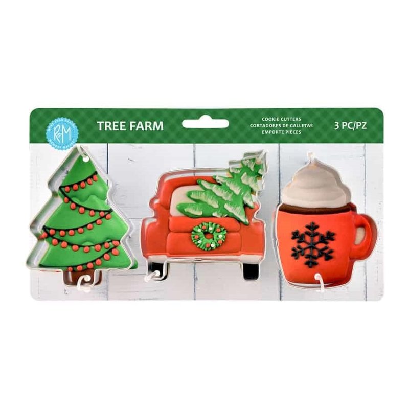 Volume One Tree Farm 3pc Cookie Cutter Set