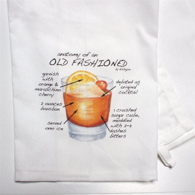 dishique Bar Towel - Anatomy of an Old Fashioned