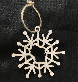 The Oaklair Woodcraft Assorted Wood Ornaments