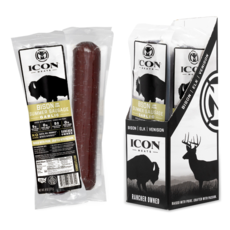 Icon Meats Bison Summer Sausage - Garlic (8 oz)
