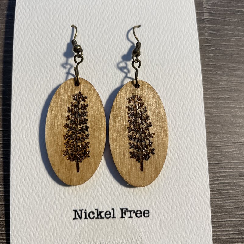 Wisco Cheer Wood Earring Poplar