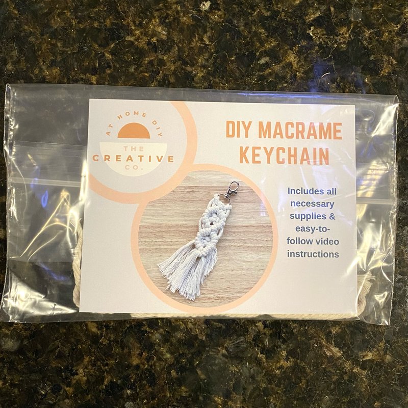 Brianna Cieslewicz DIY Kit - Macrame Keychain