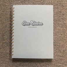 Volume One Eau Claire Retro Script Lined Journal: Sky Blue
