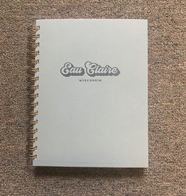 Volume One Eau Claire Retro Script Lined Journal: Sky Blue