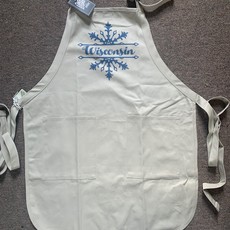 Volume One Blue Wisconsin Snowflake Apron