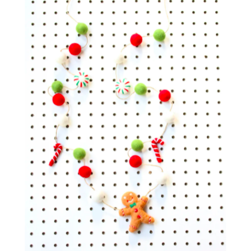 Felt Garland - Gingerbread
