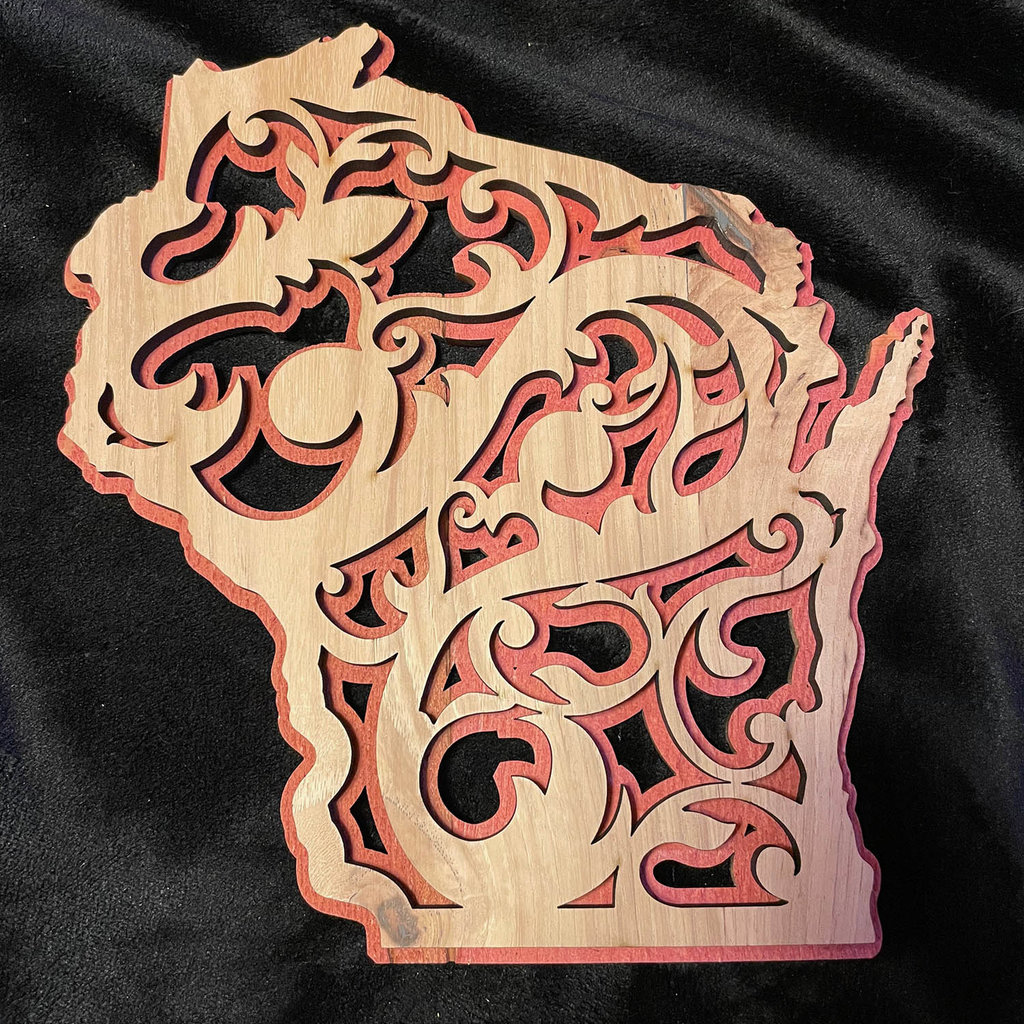 Wisconsin Shape Filigree