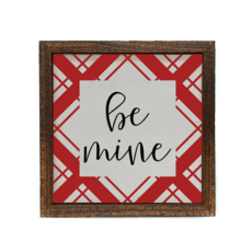 Driftless Studios 6x6 Be Mine with red pattern