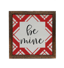 Driftless Studios 6x6 Be Mine with red pattern