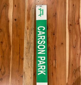 Single Chair Studios Mounted Trail Ski Sign - Carson Park