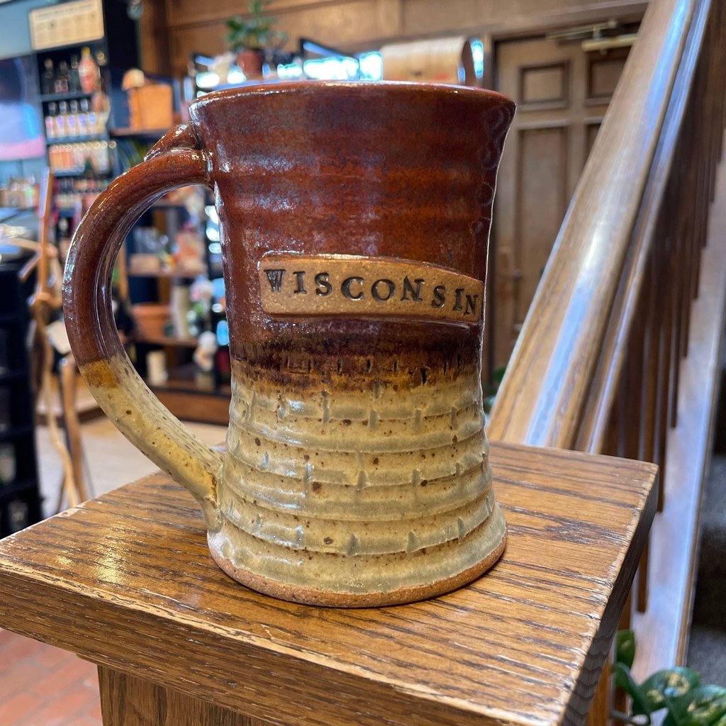 Clay and Fire Pottery Grant Ruegnitz Pottery - Wisconsin Mug