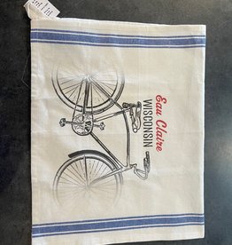 Volume One Kitchen Towel - Bike Eau Claire
