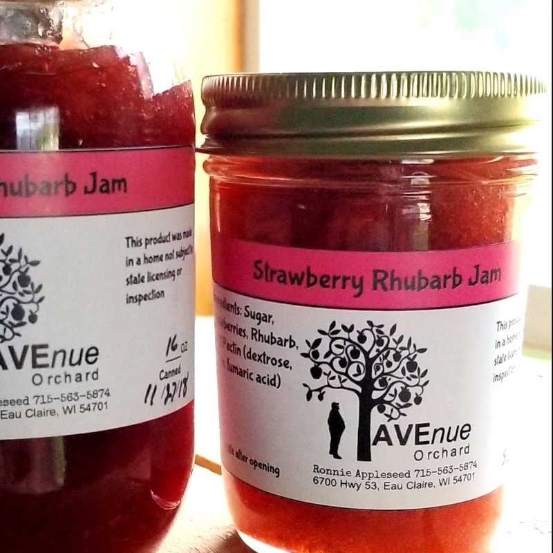 AVEnue Orchard AVEnue Orchard Strawberry Rhubarb Jam