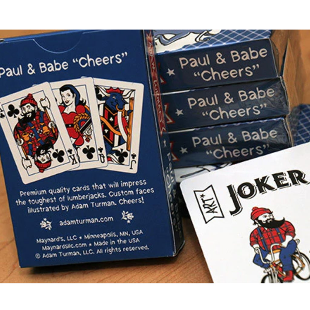 Maynards Games Paul & Babe Playing Cards