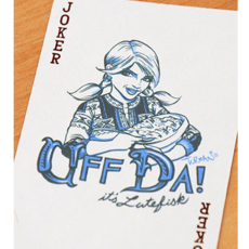 Maynards Games Hotdish/YouBetCha Bridge Size Playing Cards