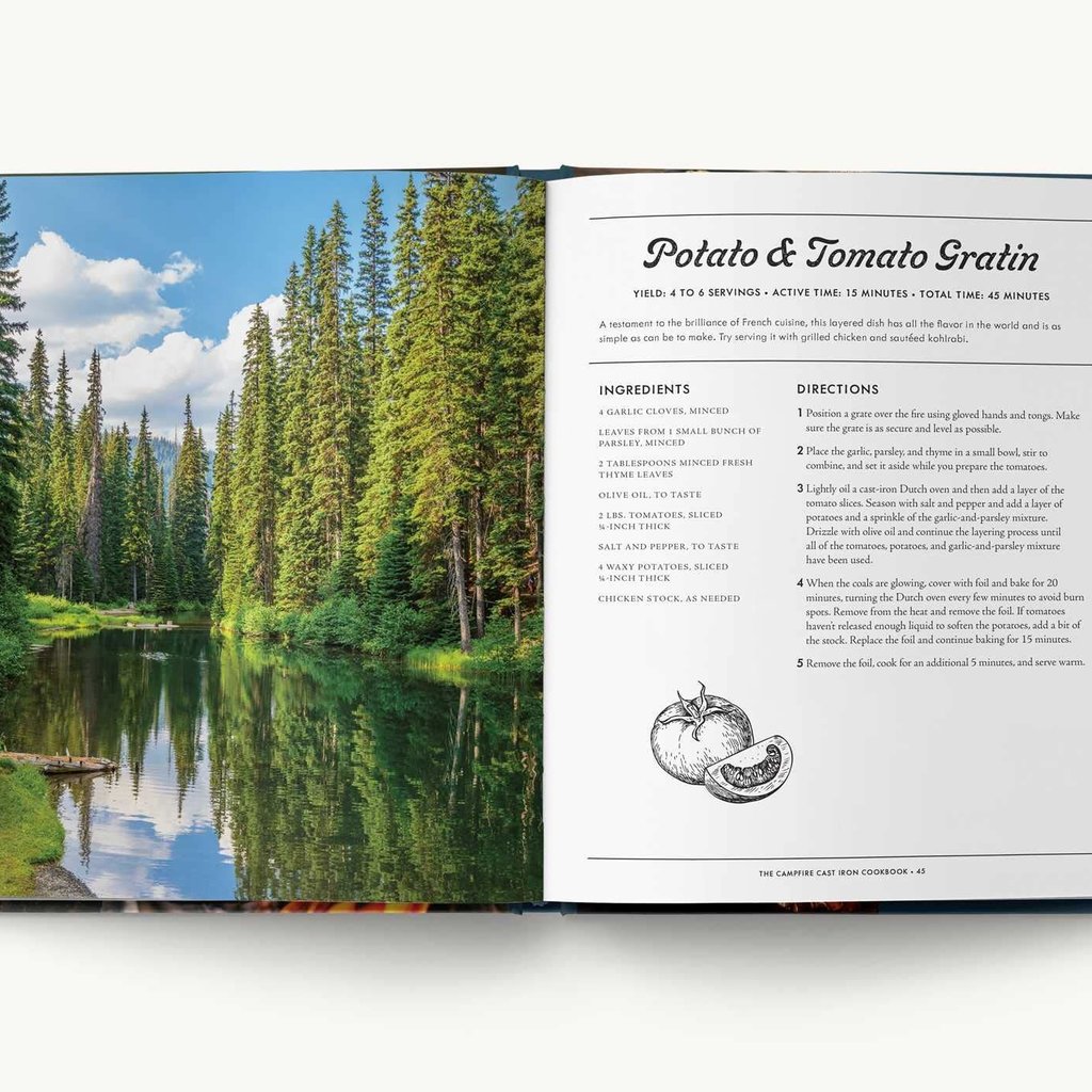 Cedar Mill Press The Campfire Cast Iron Cookbook: The Ultimate Cookbook of Hearty and Delicious Cast Iron Recipes