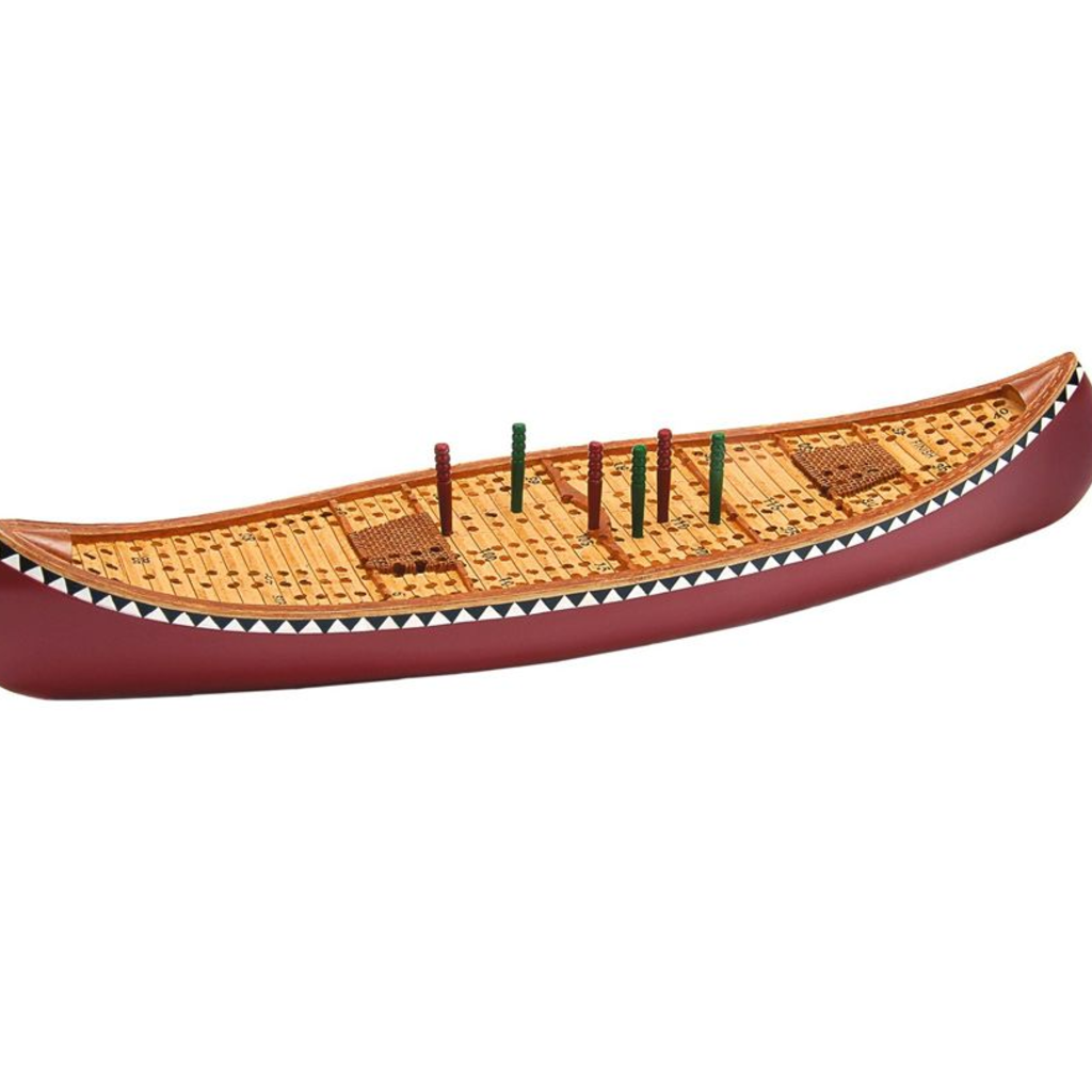 Inside Outside Games Canoe Cribbage Board