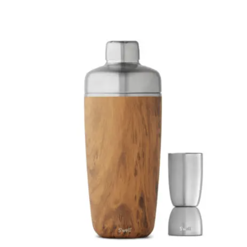S'well Shaker Set with Jigger - Teakwood