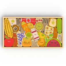 Begin Again Toys Alphabites A-Z Food Puzzle & Playset Begin Again Toys Alphabites A-Z Food Puzzle & Playset