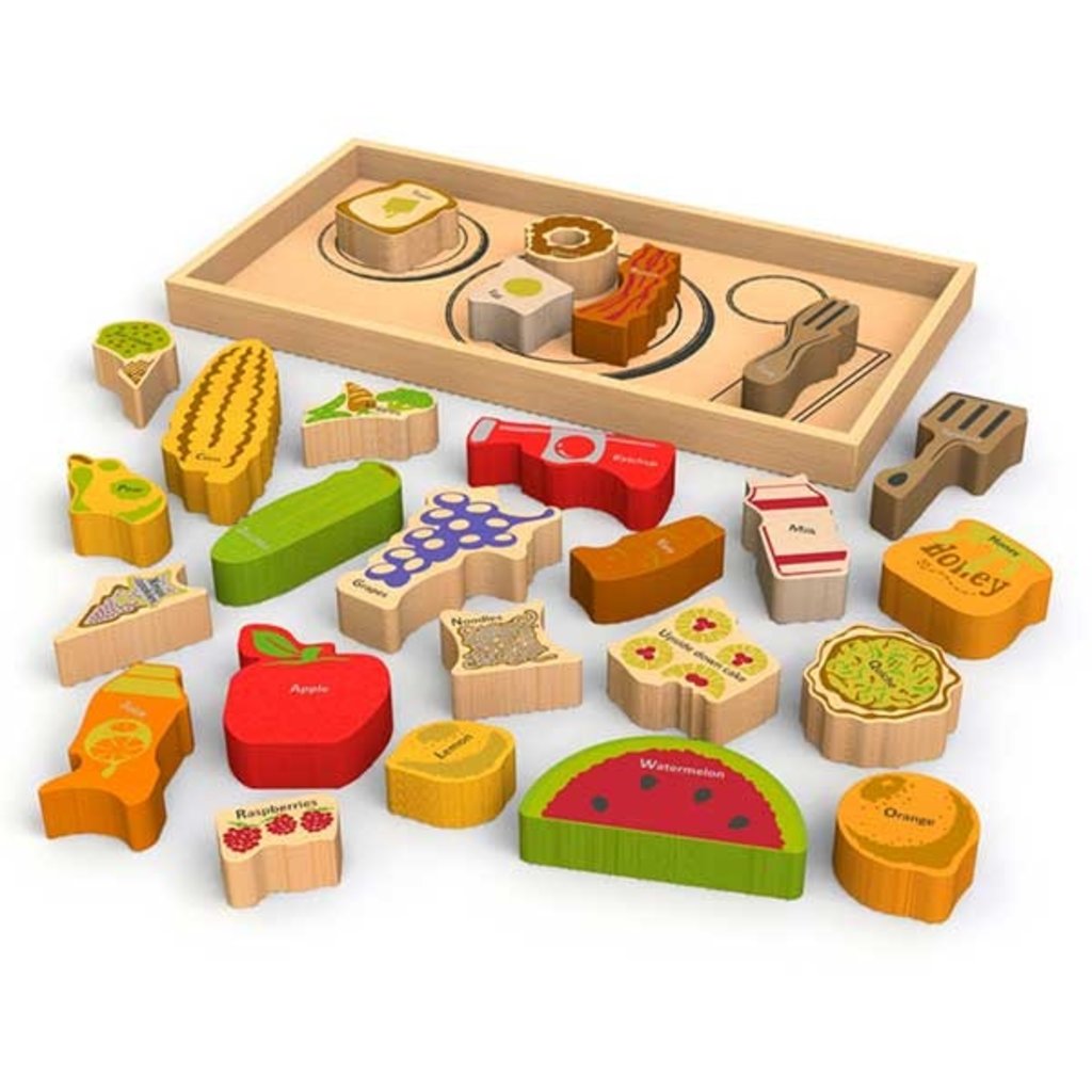 Alphabites A-Z Food Puzzle & Playset