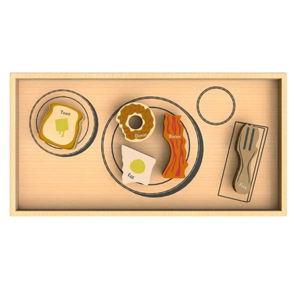 Begin Again Toys Alphabites A-Z Food Puzzle & Playset