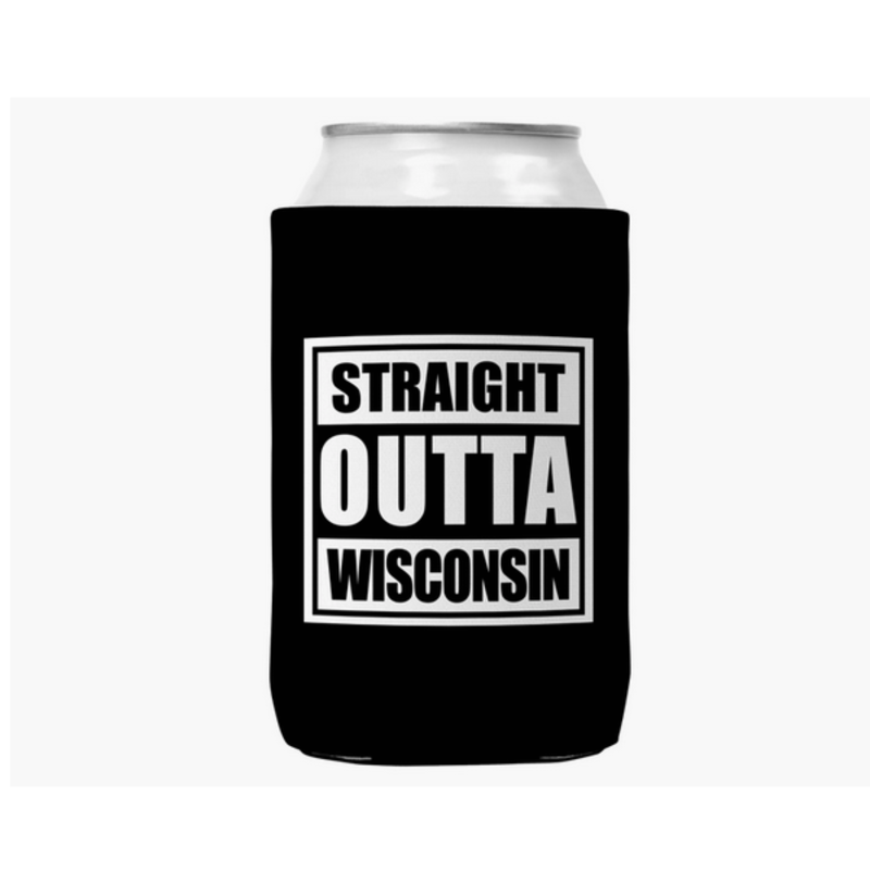 WI-Wear Koozie - Straight Outta Wisconsin