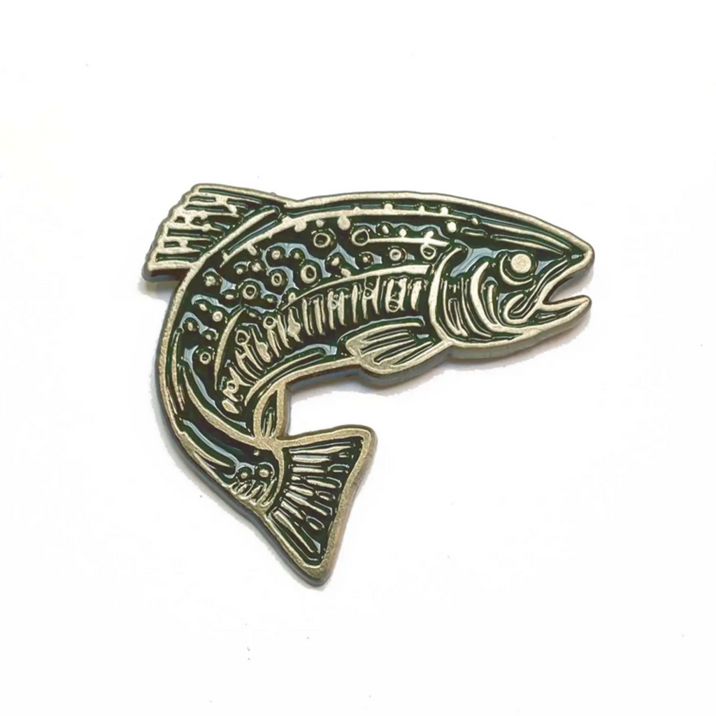 The Wild Wander (Faire) Enamel Pin - Trout Fish